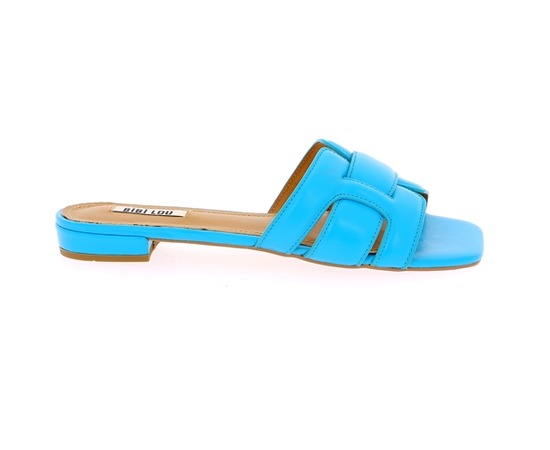 Bibilou Muiltjes - slippers turquoise