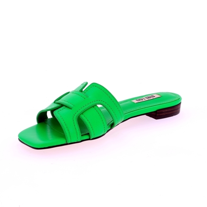 Bibilou muiltjes - slippers groen groen
