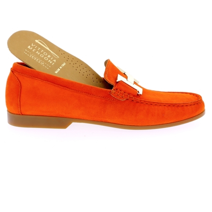 Vittoria Mengoni moccassins orange orange