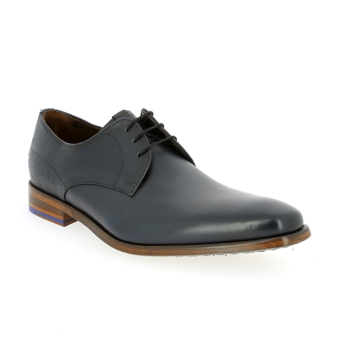 Floris Van Bommel veterschoenen cognac