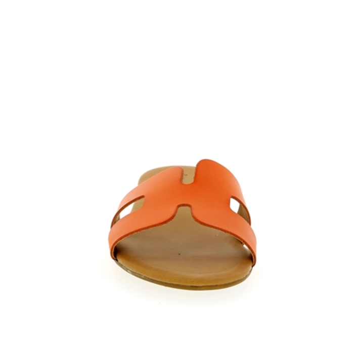 Delaere muiltjes - slippers oranje oranje
