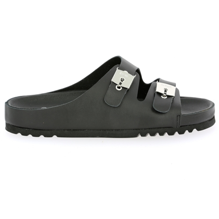 Scholl muiltjes - slippers zwart zwart