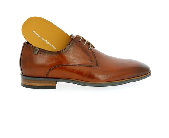 Floris Van Bommel Veterschoenen cognac