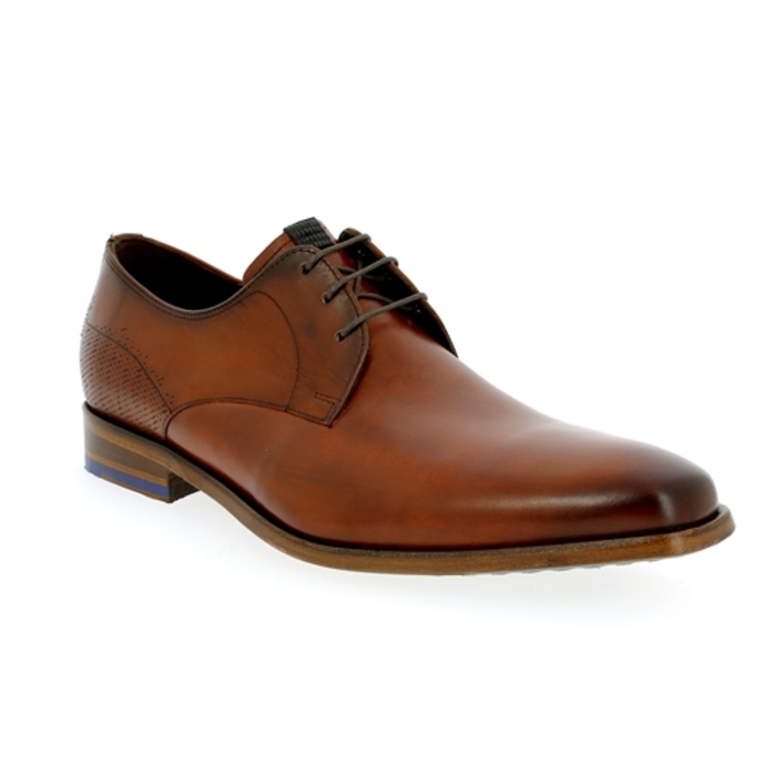 Floris Van Bommel veterschoenen cognac cognac