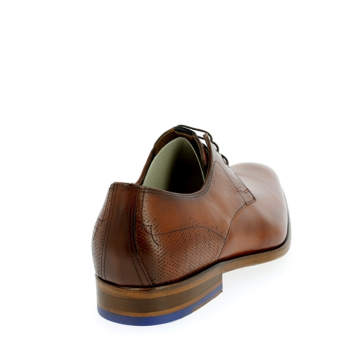 Floris Van Bommel veterschoenen cognac cognac