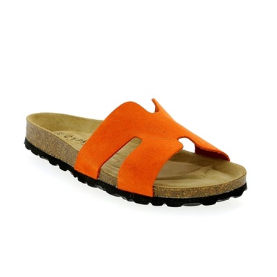 Muiltjes - slippers Cypres Oranje