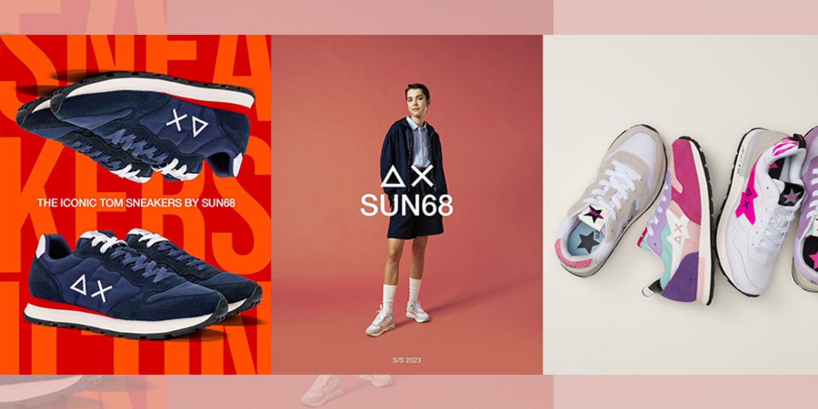 Altijd vrolijk op weg met Sun68 sneakers aan je voeten 