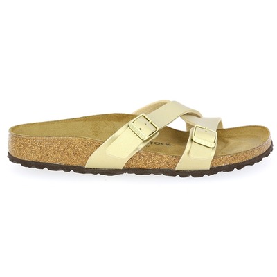Muiltjes - slippers Birkenstock Goud