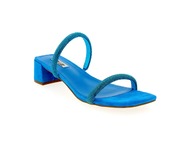 Bibilou Muiltjes - slippers turquoise