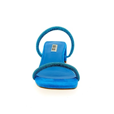 Muiltjes - slippers Bibilou Turquoise