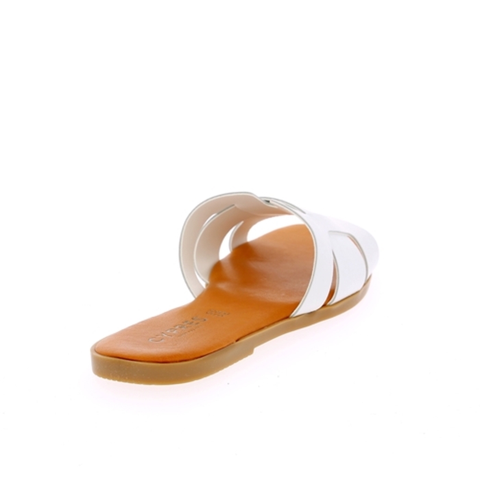 Cypres muiltjes - slippers wit wit