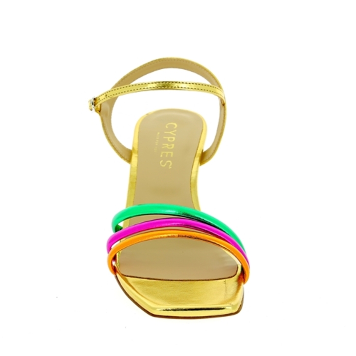 Cypres sandalen goud goud