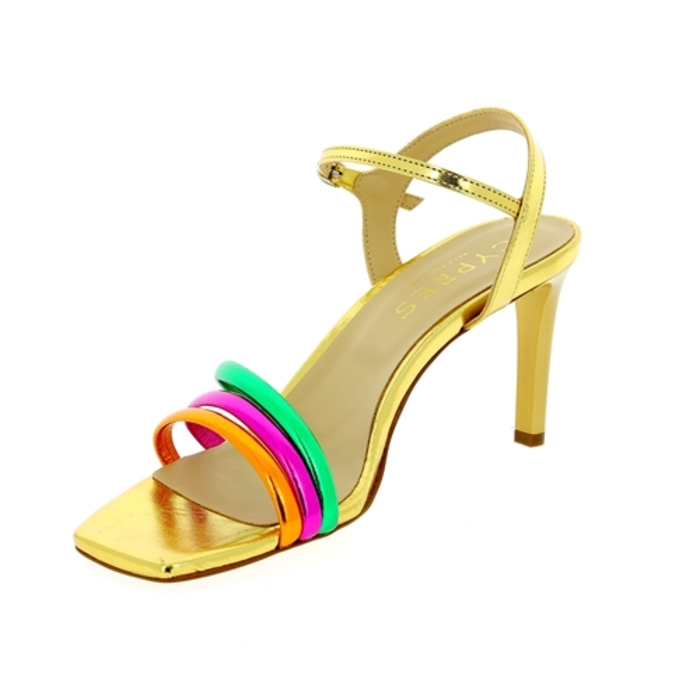 Cypres sandalen goud goud