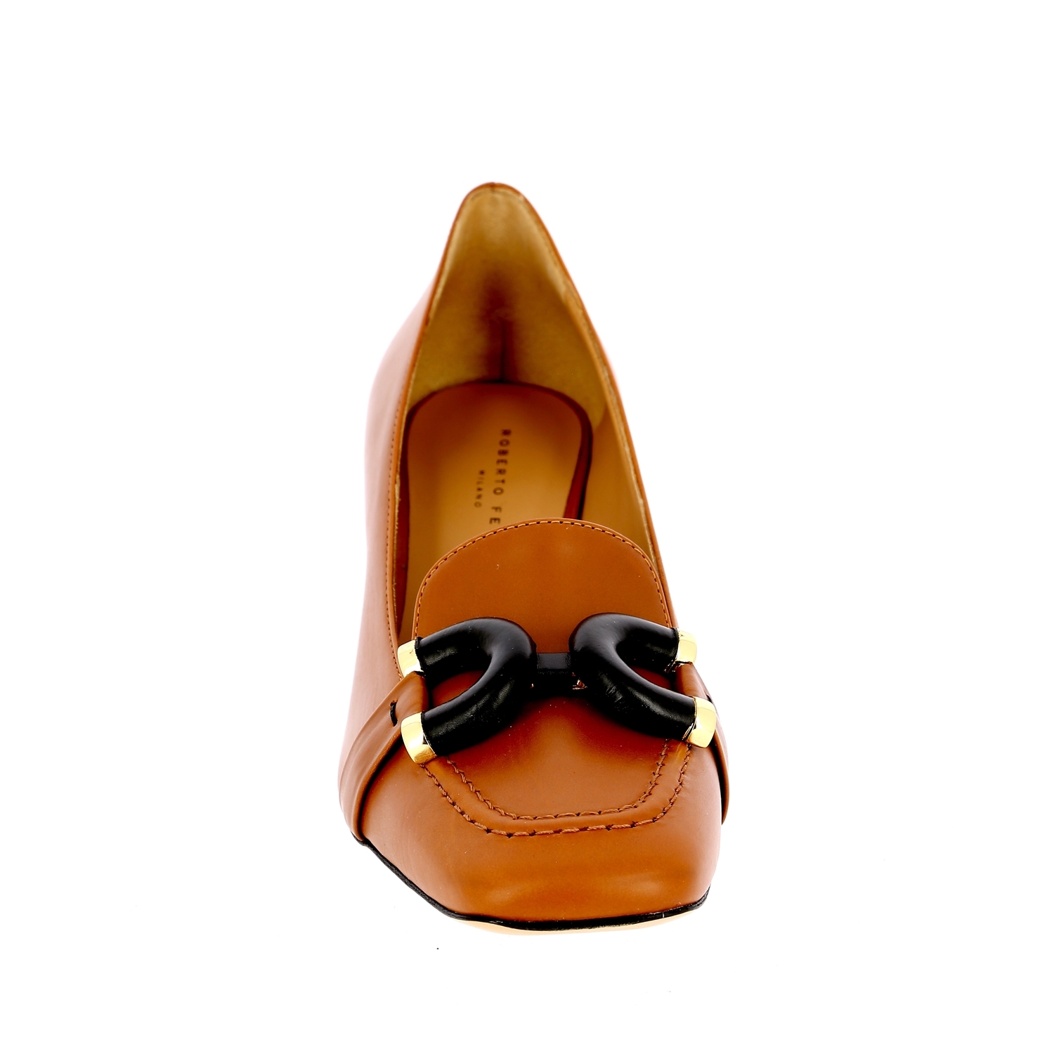 Zoom Roberto Festa instappers - instapschoenen cognac
