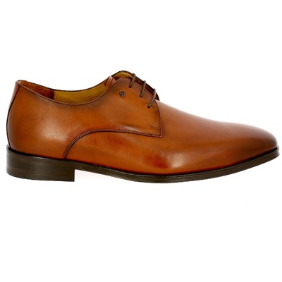 Van Bommel Veterschoenen cognac