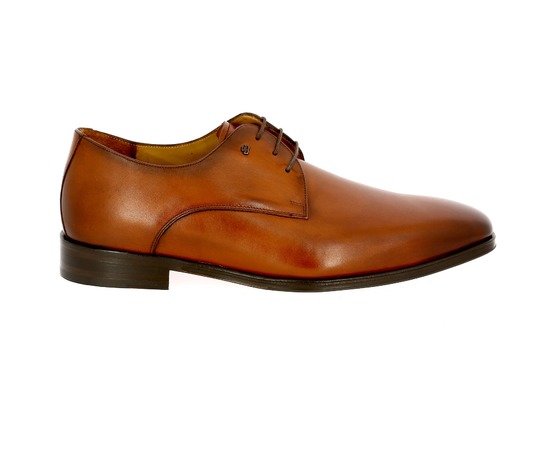 Van Bommel Veterschoenen cognac