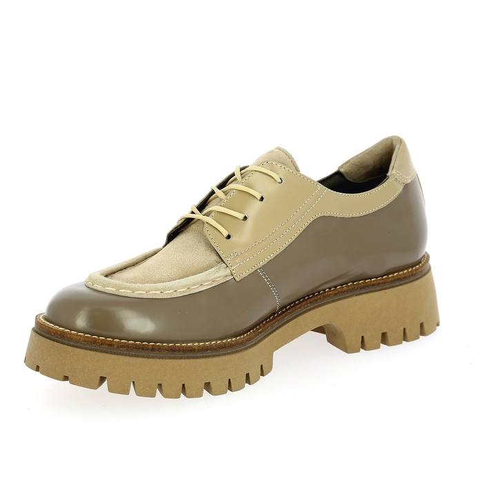 Softwaves veterschoenen taupe taupe