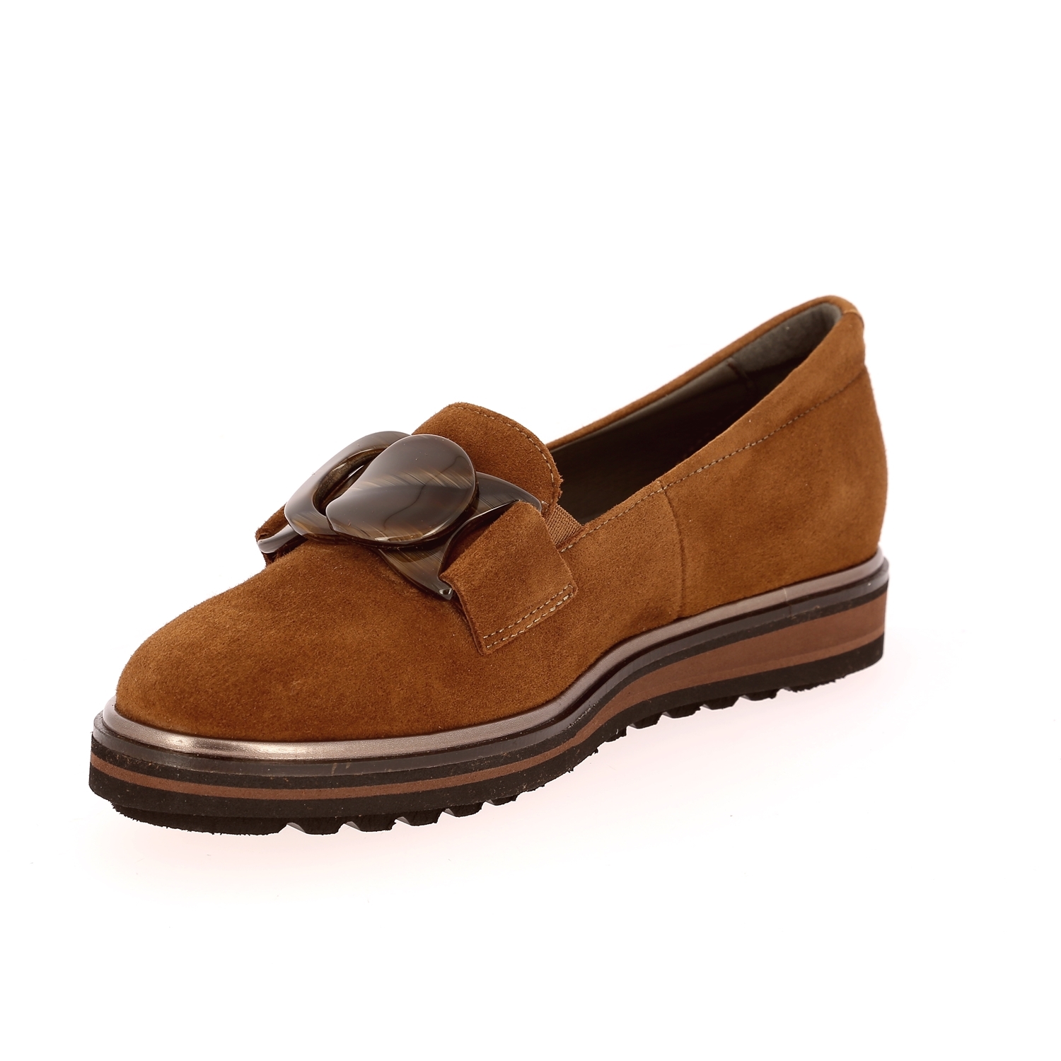 Zoom Softwaves instappers - instapschoenen cognac