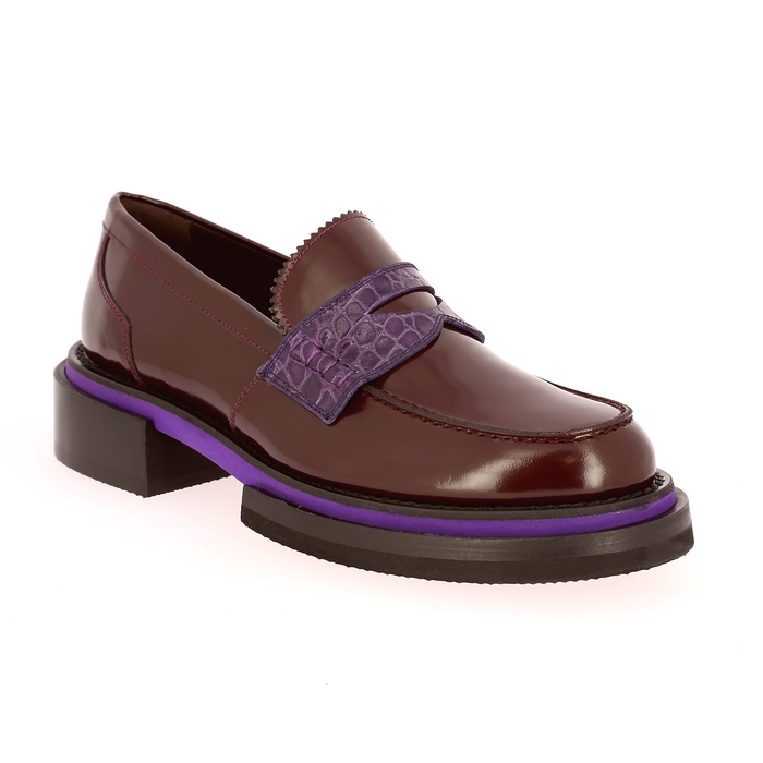 Pertini moccassins bordeaux bordeaux