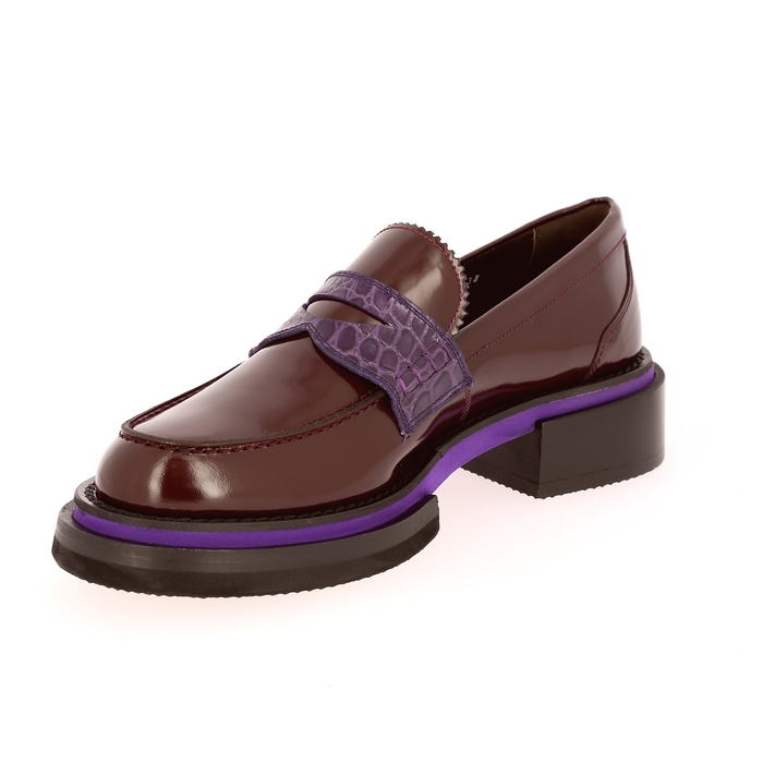 Pertini moccassins bordeaux bordeaux