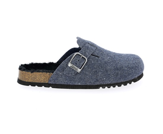 Scholl Pantoffels blauw