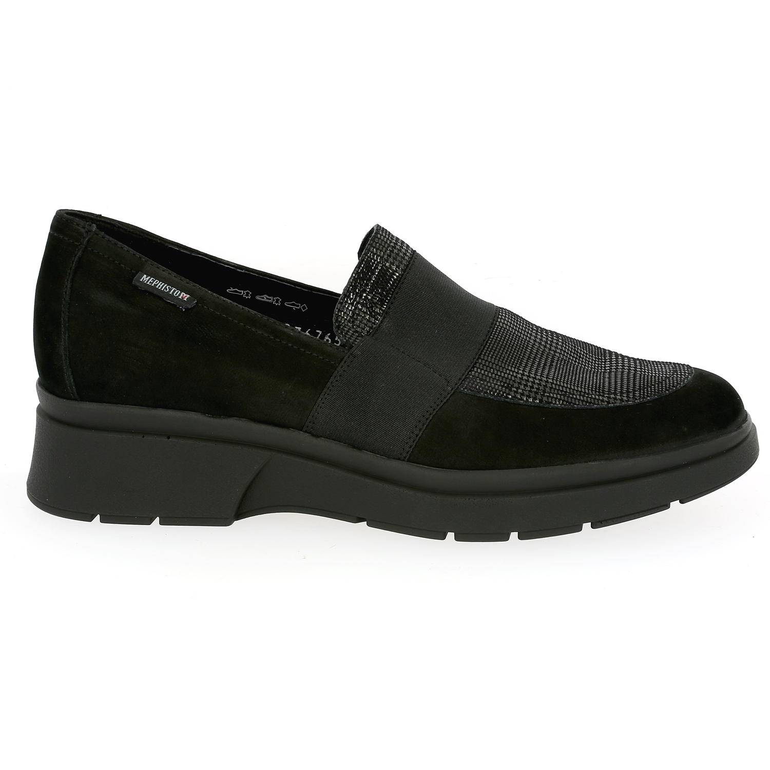 Zoom Mephisto moccassins noir