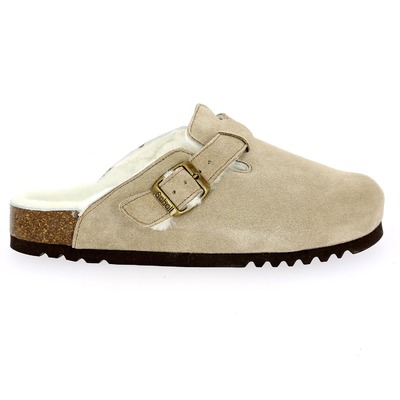 Scholl Pantoffels taupe