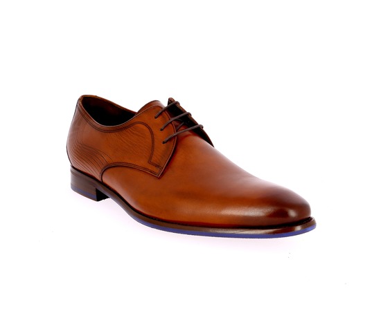 Floris Van Bommel Veterschoenen cognac