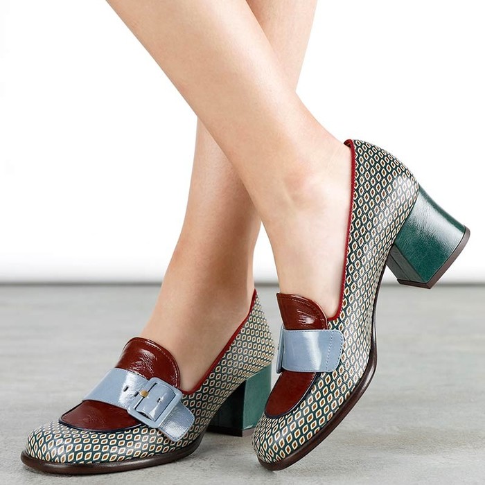 Chie Mihara moccassins multi multi