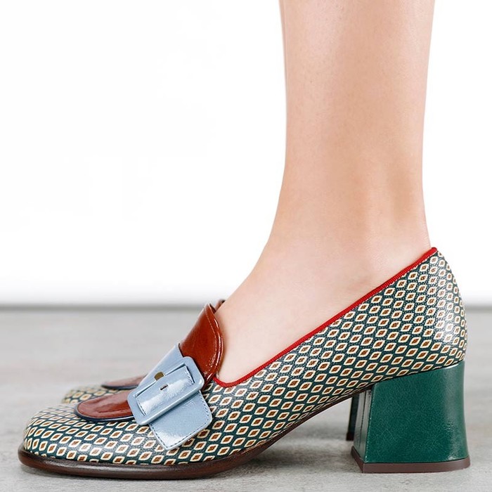 Chie Mihara moccassins multi multi