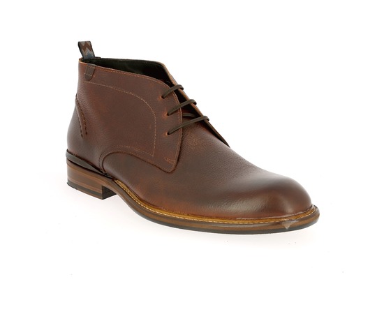 Floris Van Bommel Bottines cognac