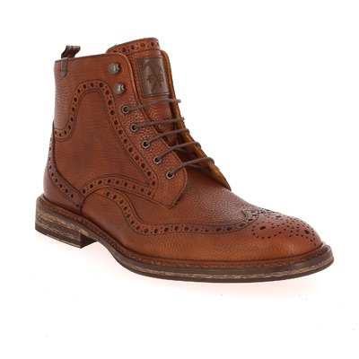 Floris Van Bommel Bottines cognac