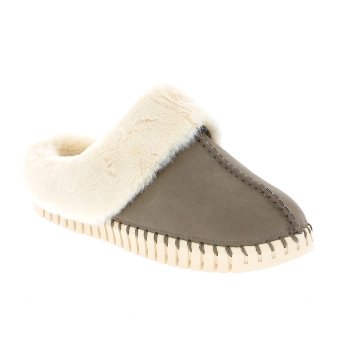 Ilse Jacobsen pantoufles gris gris