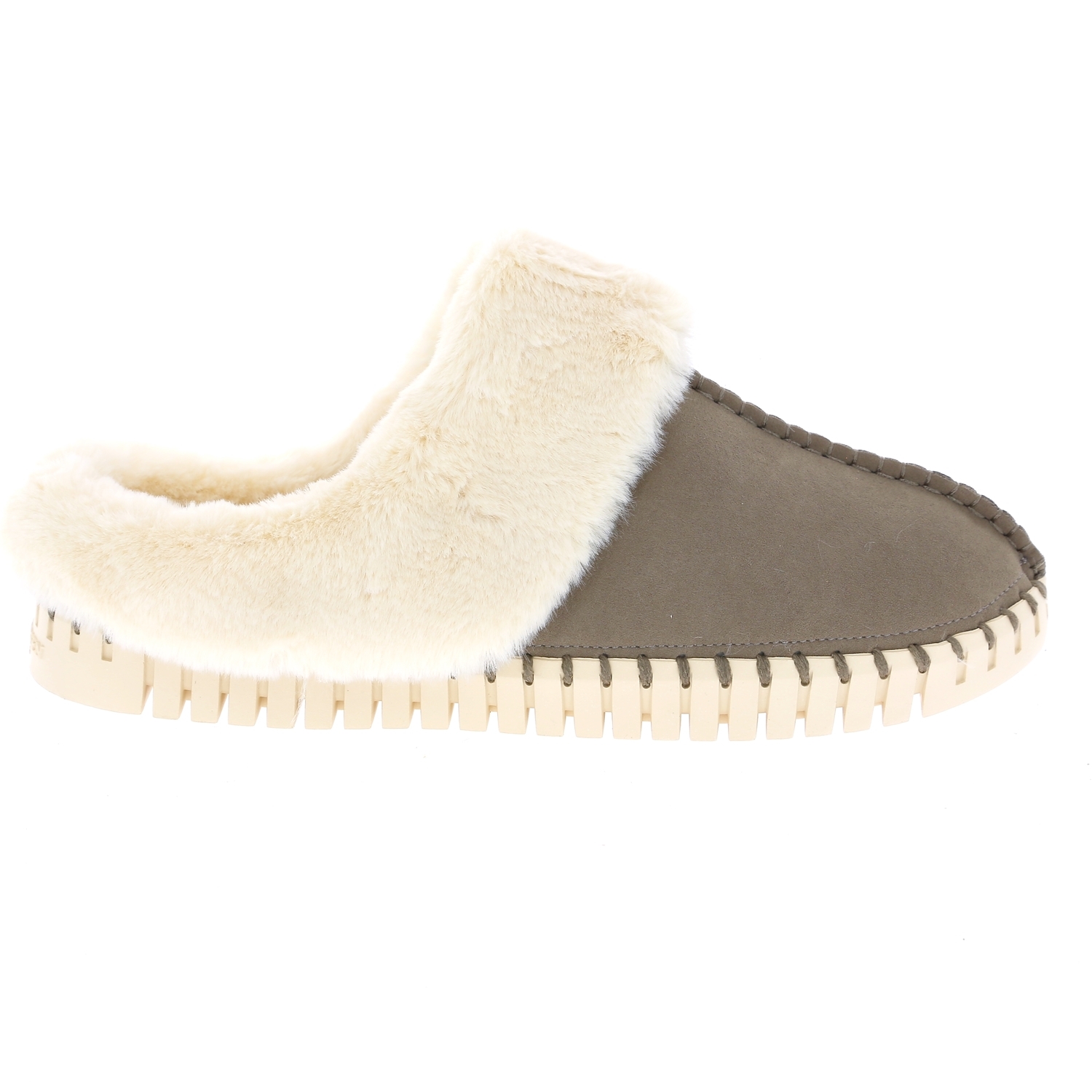 Zoom Ilse Jacobsen pantoufles gris