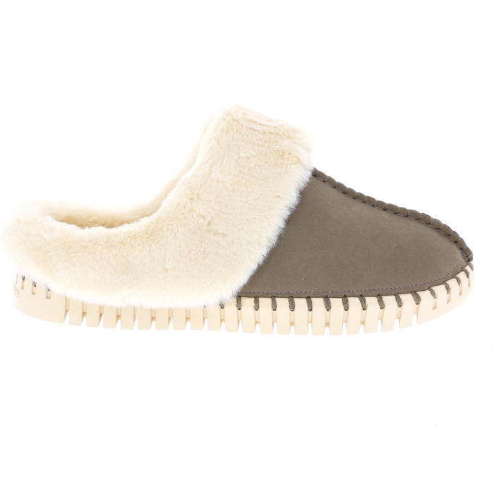 Ilse Jacobsen pantoufles gris gris