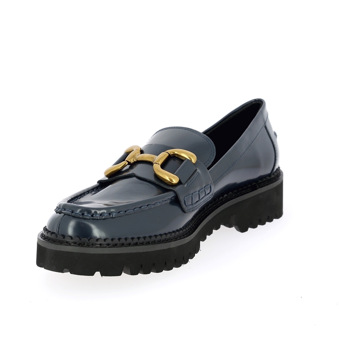 Bibilou moccassins bleu bleu