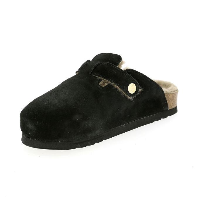 Scholl pantoufles noir noir