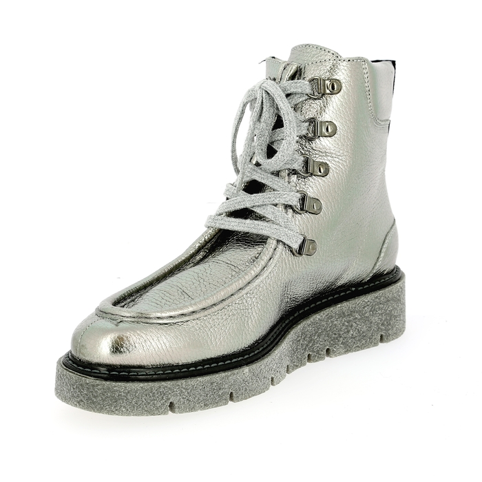 Miralles bottines argent argent