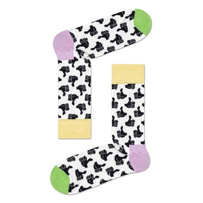 Happy Socks Kousen wit