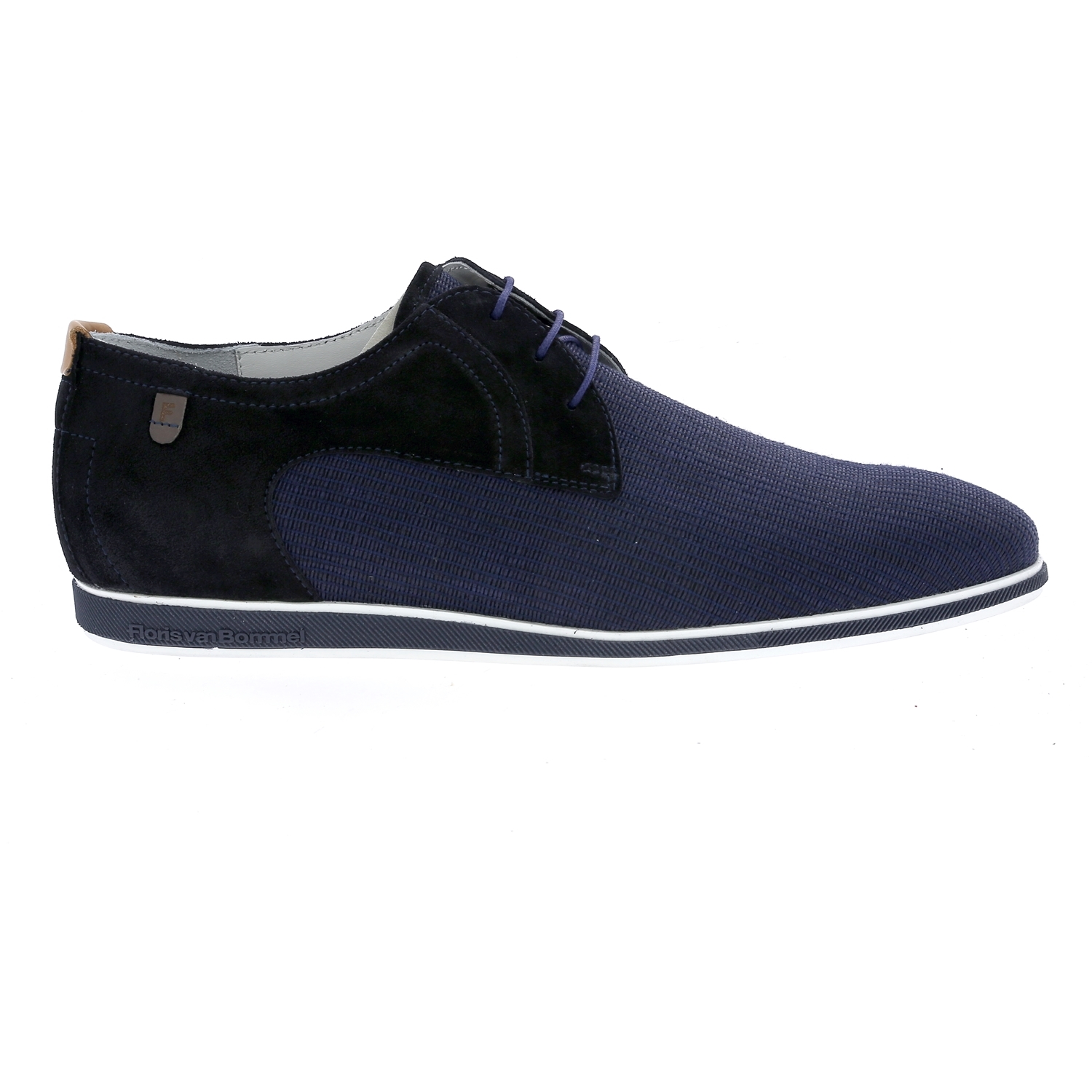 Zoom Floris Van Bommel veterschoenen blauw