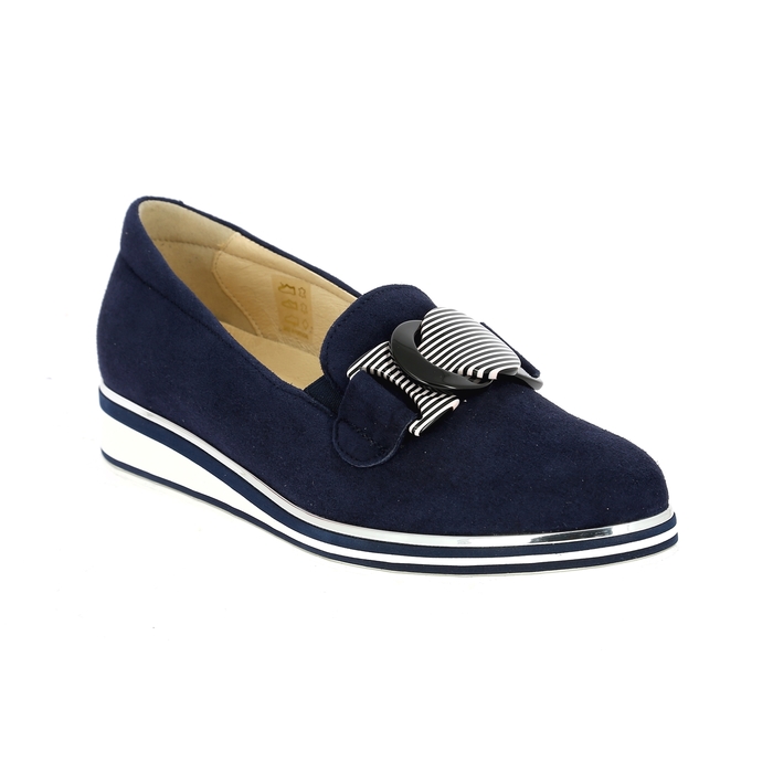 Softwaves moccassins bleu bleu