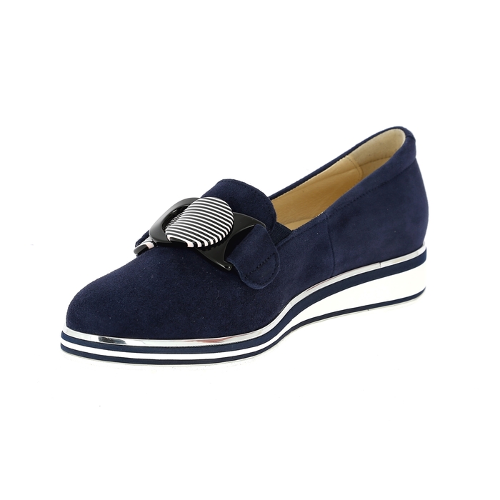Softwaves moccassins bleu bleu