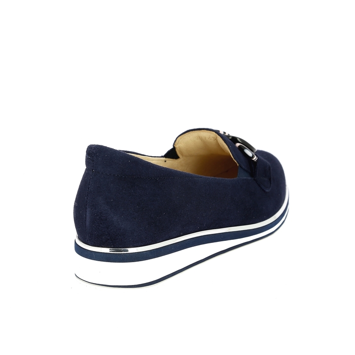 Softwaves moccassins bleu bleu