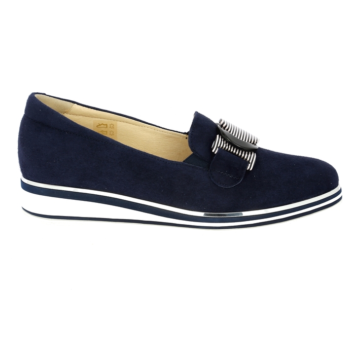 Softwaves moccassins bleu bleu