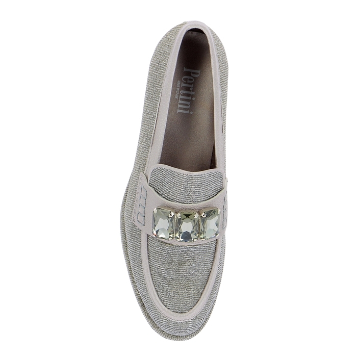 Pertini moccassins platine platine