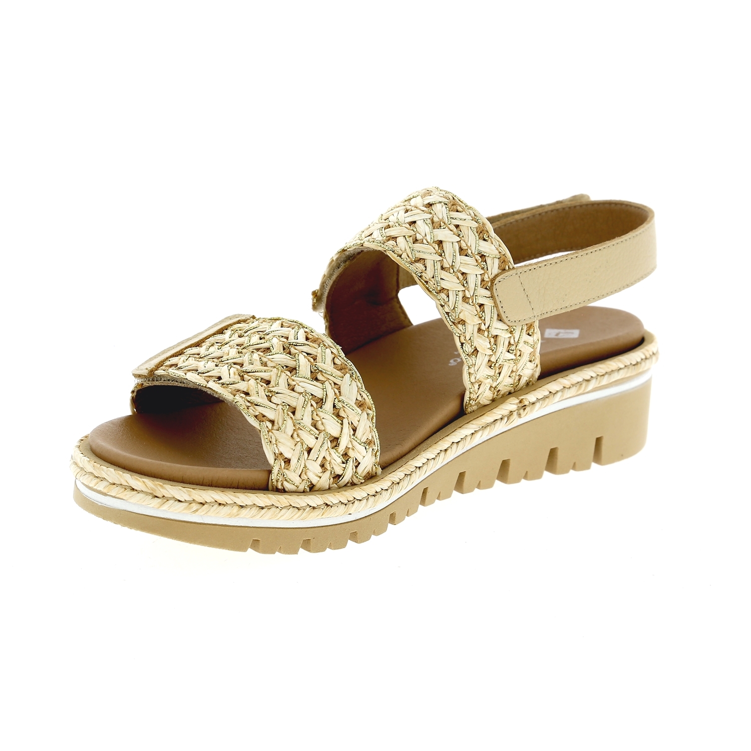 Zoom Piesanto sandalen beige
