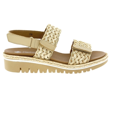 Piesanto sandalen beige