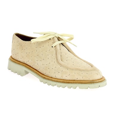 Brunate Veterschoenen beige