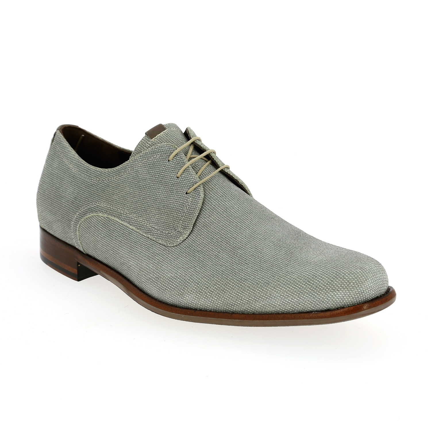 Zoom Floris Van Bommel veterschoenen grijs
