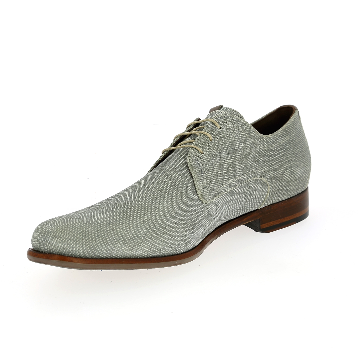 Zoom Floris Van Bommel veterschoenen grijs